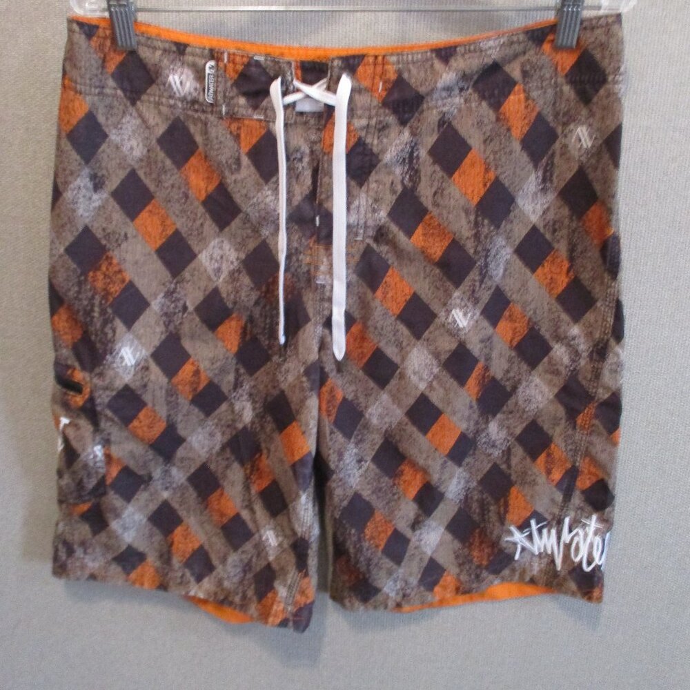 Atwater 10" Argyle Board Shorts Size 32